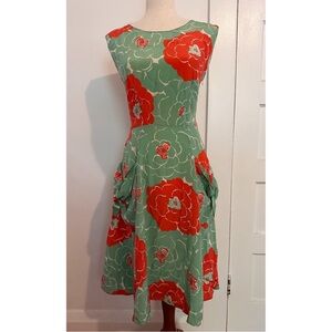 Anthropologie Backswept Midi Dress in Silk by Corey Lynn Calter